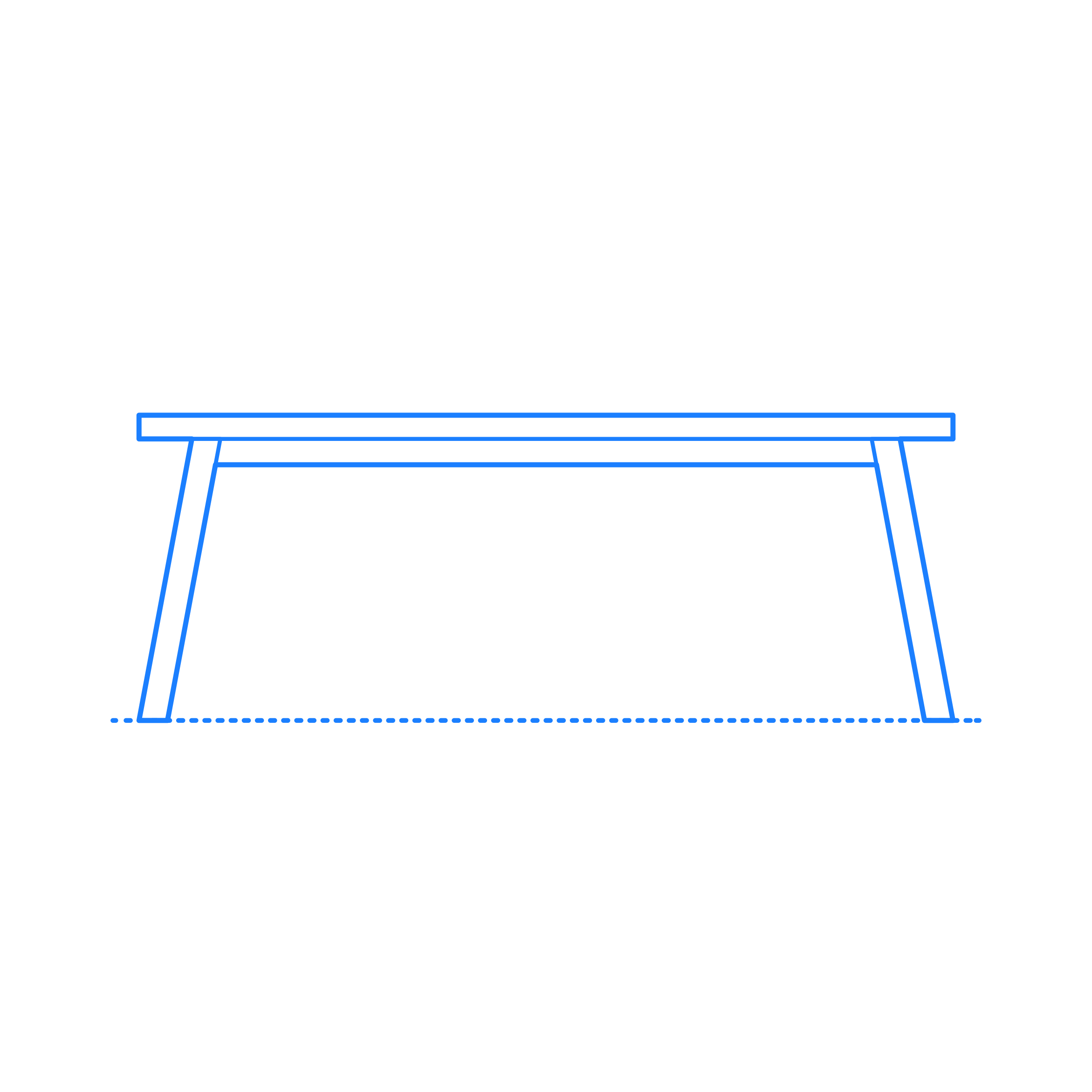 Furniture Benches Ikea Skogsta Bench Large Outline Svg Vector Free Vectors